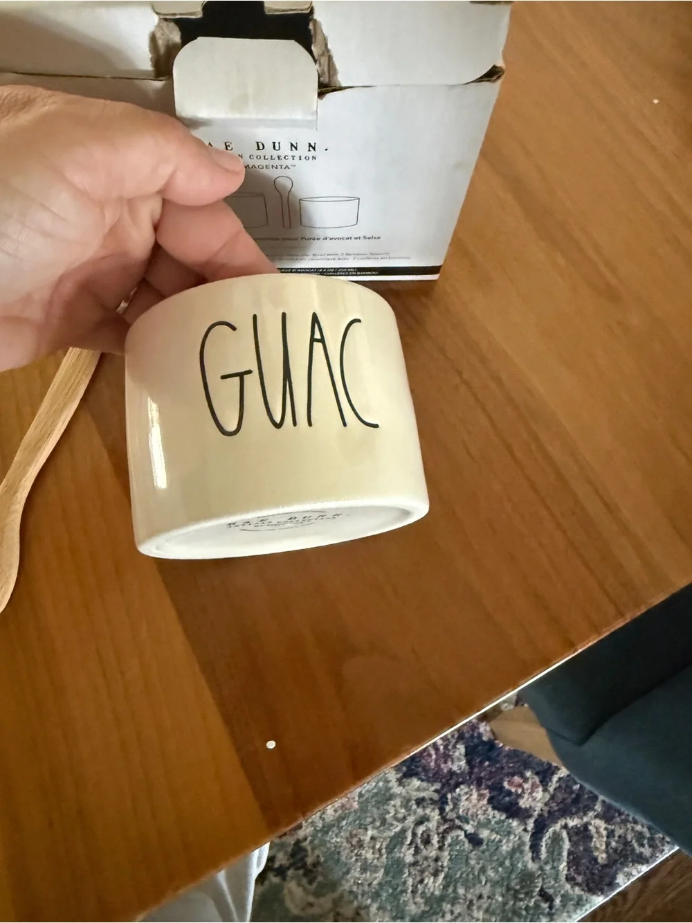 Rae Dunn Salsa and guac set